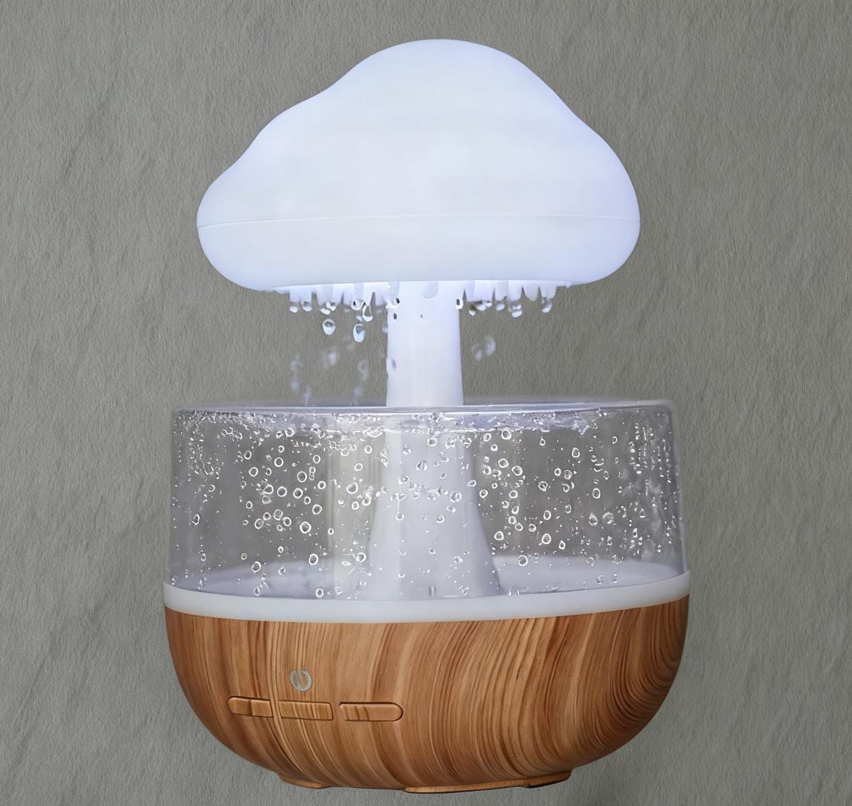 Humidificador  de nube con lluvia relajante